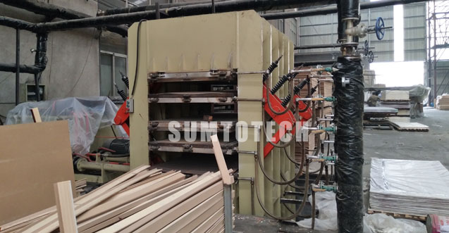 mould door skin hot press machine